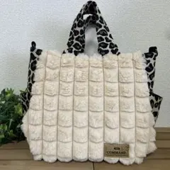 ふんわりころりん　サイドポケットファートートバッグ