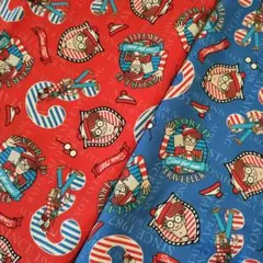 ★セール★　昭和レトロ　ウォリーを探せ [約55cm×50cm] 2点セット