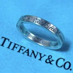 【極美品】ティファニー リング 8号 ノーツナロー ニューヨーク