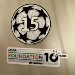 FOUNDATIONパッチ➕ レアル・マドリード用　CLチャンピオン15パッチ