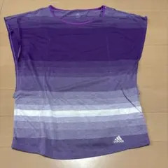 中古美品アディダス レディーステニスウェアシャツsizeL