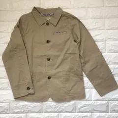 【140】ベージュ　薄手ジャケット　アウター　ティンカーベル