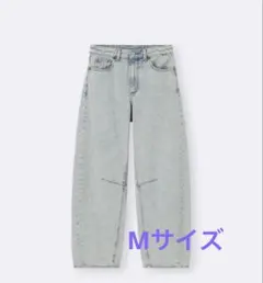 GU バレルレッグジーンズ 丈標準 62BULE