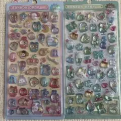 新品正規品 ボンボンドロップシール オリジナル 2種セット きぐるみ めろめろ