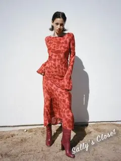 ロングドレスシルク