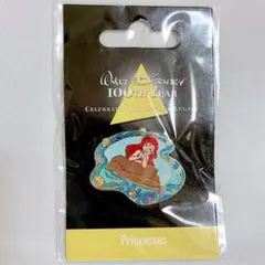 アリエル ウォルトディズニー100周年 ピンバッジ
