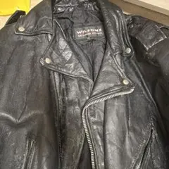 Wilsons Leather ダブルライダースジャケット ブラックのサムネイル