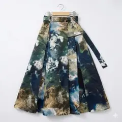 UNITED TOKYO シーナリー アート フレア スカート 総柄 フレア 1