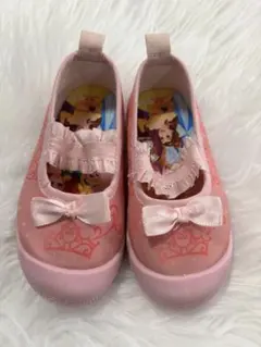 ディズニープリンセス 上履きシューズ ピンク 15cm