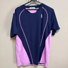 good! gosen スポーツシャツ ネイビー/ピンク 半袖