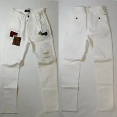 お値下げ中‼️【新品】ディースクエアード　コットンパンツ　42  リペアパッチ