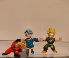 ドラゴンボール　フィギュア　トランクス　悟天　フルカラー　ゴム人形　消しゴム