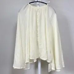 ＄☆2963 新品 Louere シアーフレアスリットスリーブブラウス Sのサムネイル