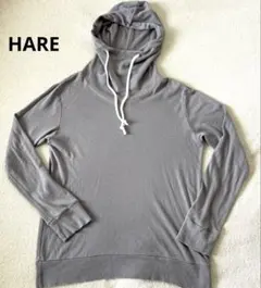 HARE フード付きパーカー グレーメンズ 薄手Mのサムネイル