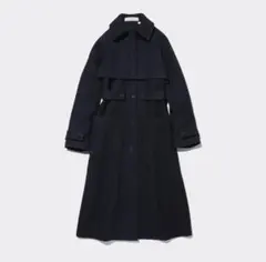 gu×rokhネイビー ロングコート ベルト付き