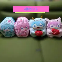 送料込みに変更！！すとぷり ころん さとみ ぬいぐるみ クッション 4つセット