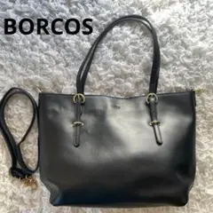 BARCOS ショルダーバッグ ブラック ビジネス用 レザー