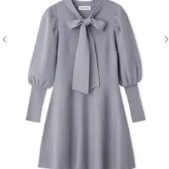 リリーブラウン ♡ バックリボンAラインニットワンピース