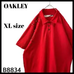 00s Y2K OAKLEY オークリー 半袖 パフォーマンス ポロシャツ XLのサムネイル