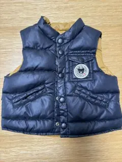 ダブルビー　リバーシブルダウンベスト　80㎝
