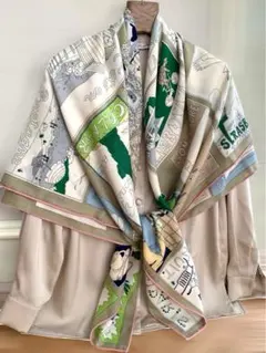 【Kei321様】@H07 カシミヤ シルク 大判ストール リバーシブル Kei321様】@H07 カシミヤ シルク 大判ストール リバーシブル - メルカリ