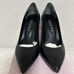 DIANAダイアナ　ブラック ポインテッドトゥ ハイヒール