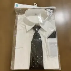 新品未使用未開封　キッズフォーマルシャツ 長袖　110cm ネクタイ付き