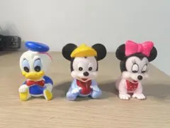 レトロ　ミッキー ミニー ドナルド フィギュアセット