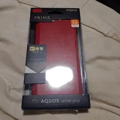 LEPLUS AQUOS sense plus 手帳型ケース レッド