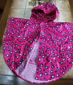 ★お値下げ・レインコート・ポンチョ・ポケッタブル・ピンク・12～24カ月