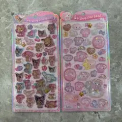 うるちゅるポップシール　うるちゅる　日焼けキティ　マイメロ　サンリオ　正規品