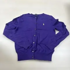 Polo Ralph Lauren 紫色 カーディガン M