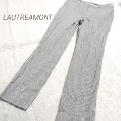 ✨️LAUTREAMONT✨️　ロートレアモン　リネン混　ストライプパンツ