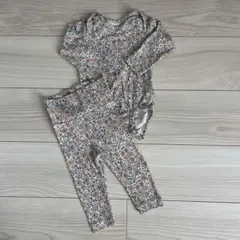 H&M フラワープリントロンパース 長袖 EUR 68