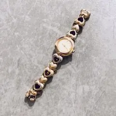 【SEIKO】 1E20-0D30/ハート型/レディース/腕時計(不動品)