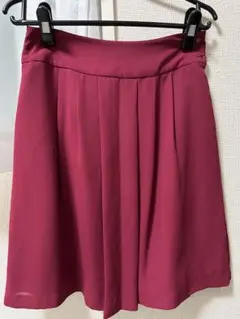 フレアスカート ワインレッド ofuon 36サイズ　秋色