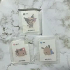 オリーブヤング　日焼け　ハローキティ クロミ　ポチャッコ　シール 3枚セット