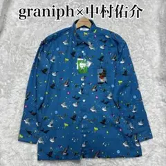 ☆レア☆タグ付き未使用☆ graniph 中村佑介コラボ総柄シャツグラニフ