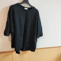 ☺︎LEPSIM ブラック 五分袖BIGカットソー F☺︎