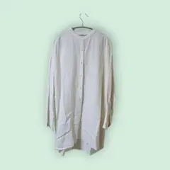 UNIQLO■アイボリー ロングシャツＬサイズ