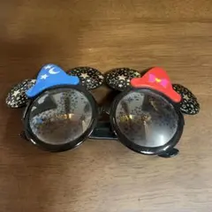 ミッキーマウス 耳付き眼鏡 星柄
