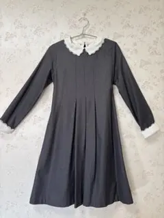 Catherine Cottage グレーワンピース 160　卒服　冠婚葬祭