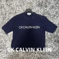 CK CALVIN KLEIN 半袖 クロップド　Tシャツ ネイビー XSのサムネイル