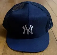 90s ヴィンテージNew York Yankees メッシュキャップ ネイビーのサムネイル
