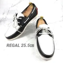 極美品 希少◾️REGAL スタンダード レザー デッキシューズ モカシン25.5のサムネイル