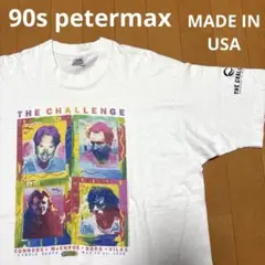 90s USA製 petermax The Challenge テニス Tシャツのサムネイル