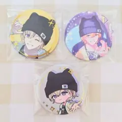 風楽奏斗 3種類セット VOLTACTION 3rd 3周年 箔押し缶バッジ