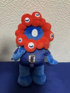 ミャクミャク ぬいぐるみ マスコット サッカー日本代表 - メルカリ