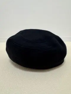 週末セール☆CA4LA⭐︎ウール100% ベレー帽 ブラック 黒 日本製 - メルカリ
