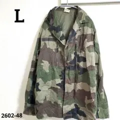 【L】90s フランス軍 F2 フィールドジャケット CCEカモ